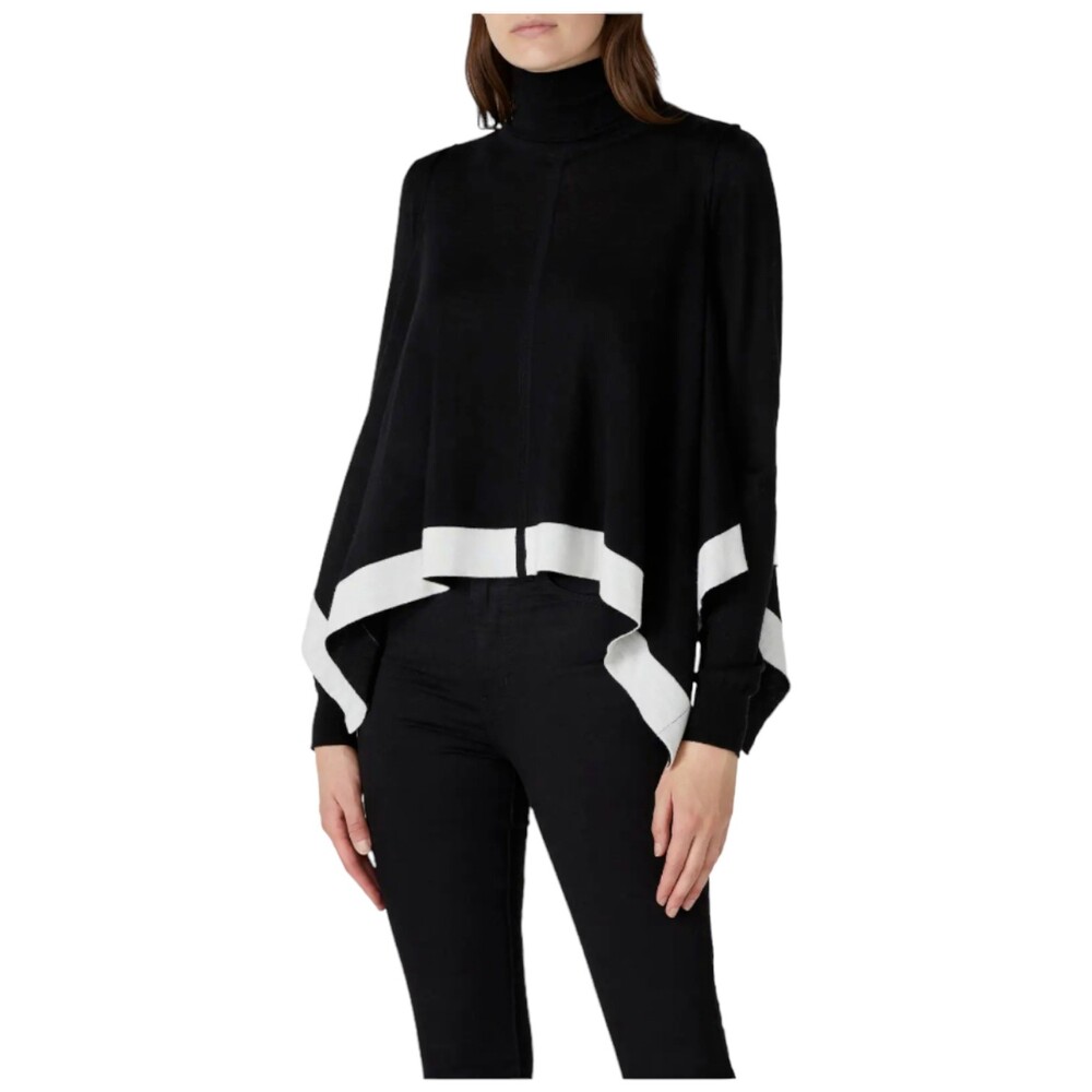 TOME Collective Black Handkerchief Sweater 100% Merino Wool Size Small ($230)